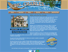 Tablet Screenshot of kingcharleshotel.com